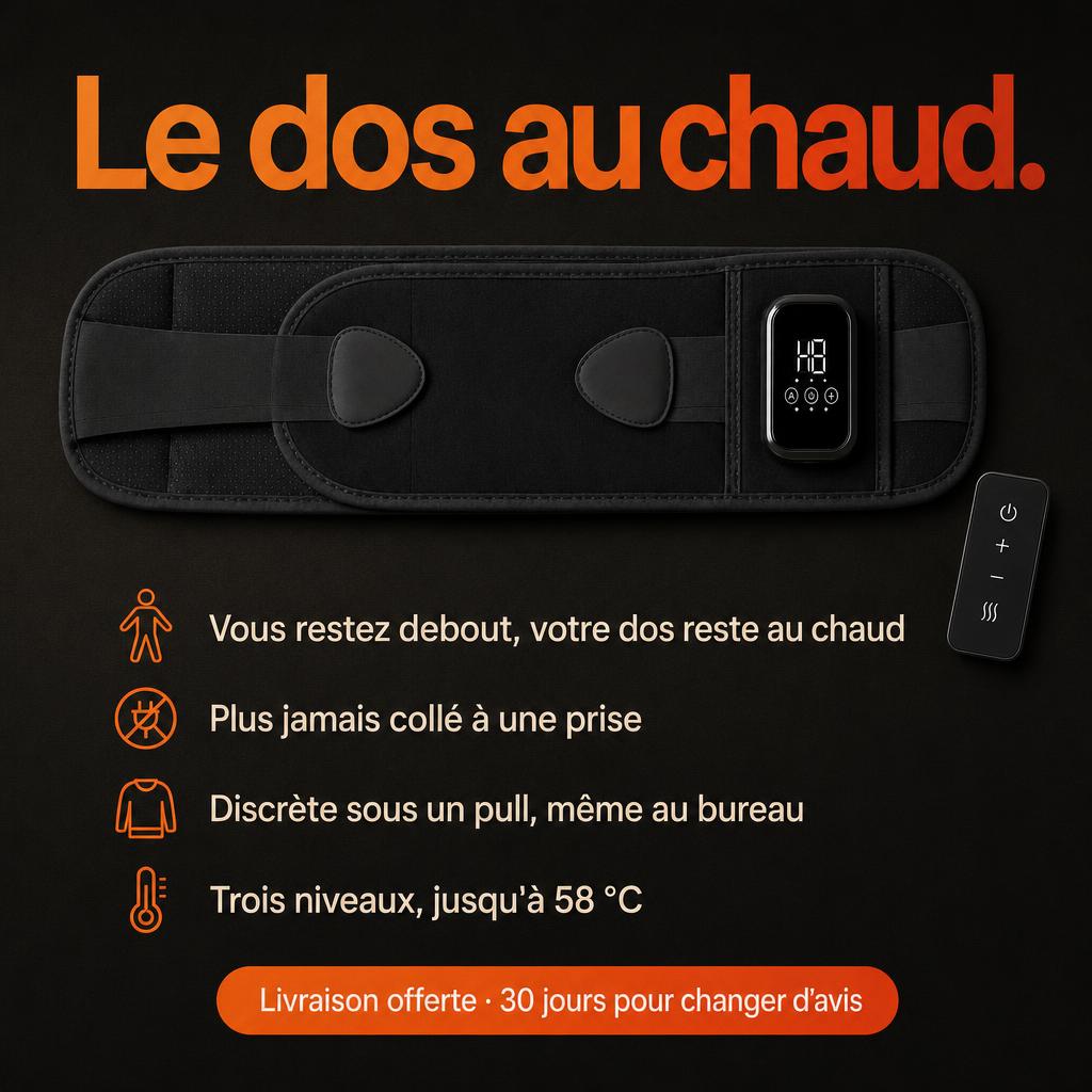 Braizia : debout au chaud, sans prise, discrète sous un pull, jusqu'à 58 °C